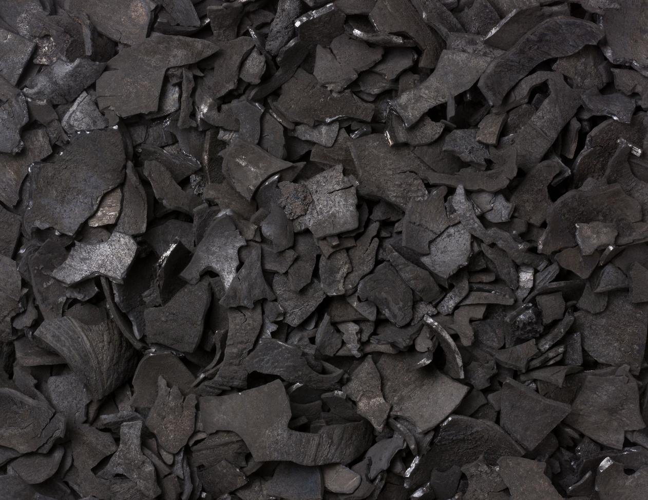 coconut shell charcoal, background